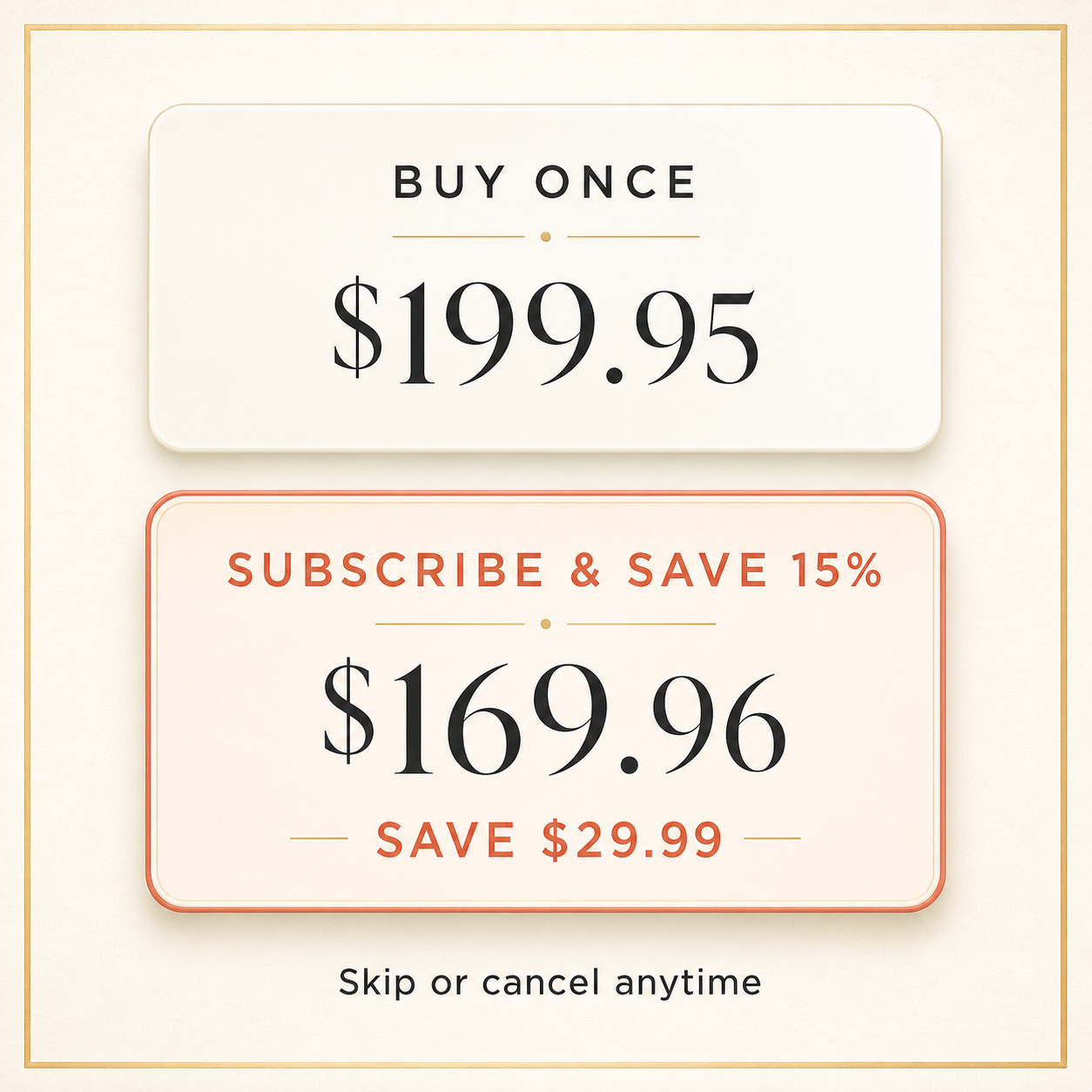 Cookie Diet one month supply buy once or subscribe and save 15 percent