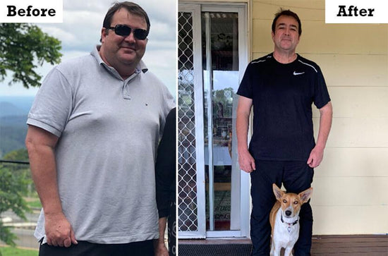 Aussie dad's insane 44kg weight loss using Cookie Diet 